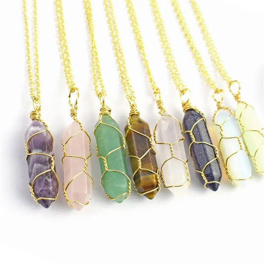 Ethereal Point Crystal Necklace
