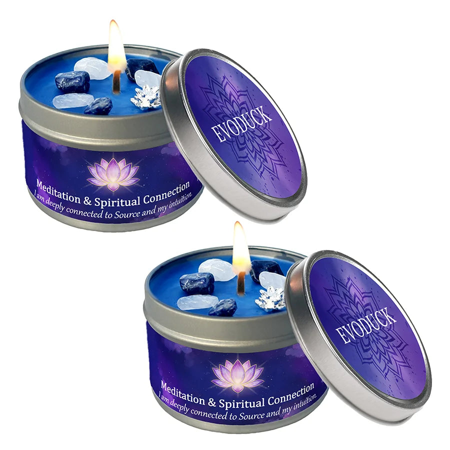 Divine Guidance Crystal Candle