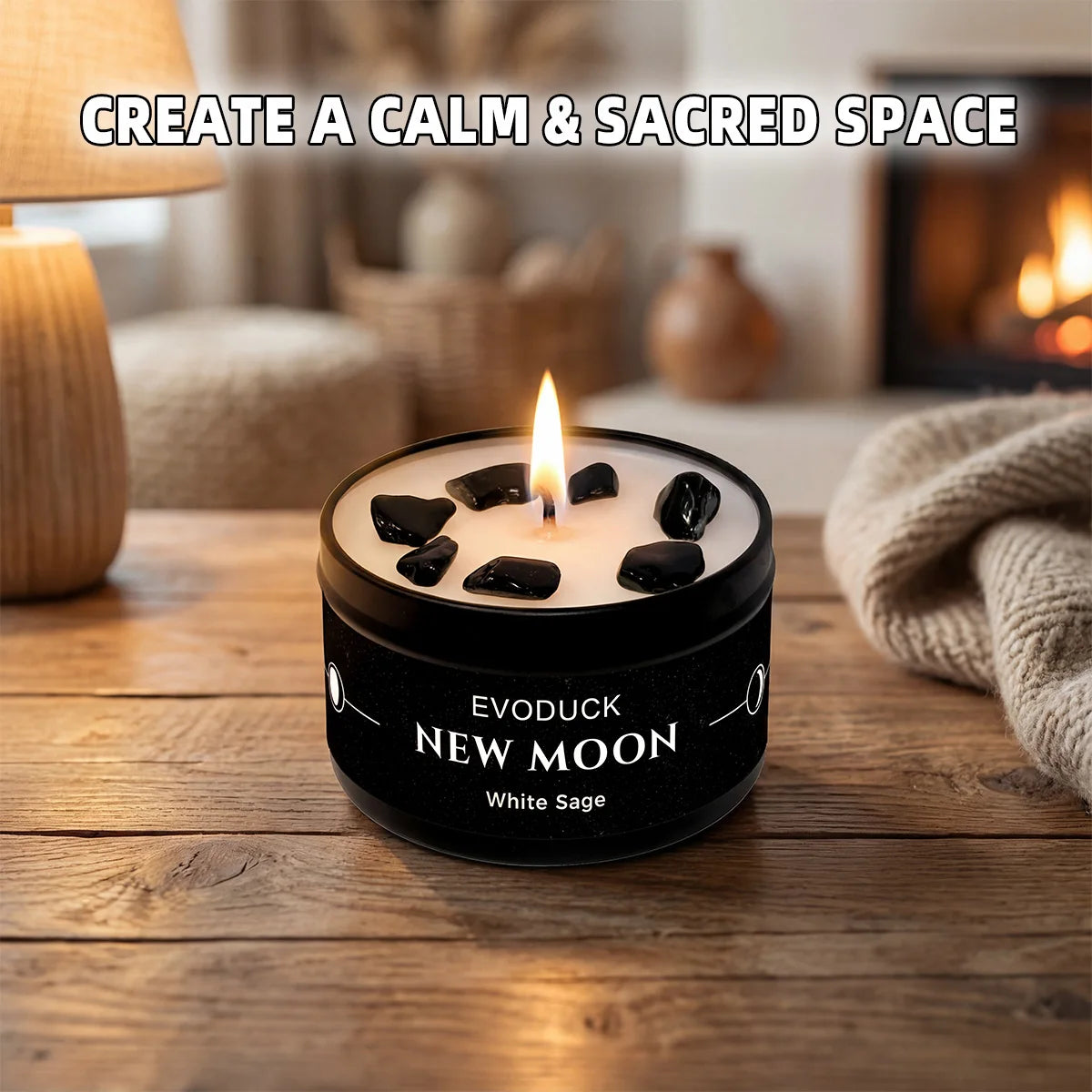 New Moon White Sage Candle