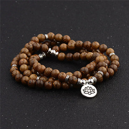 Multilayer Tibetan Buddhist Rosary Bracelet