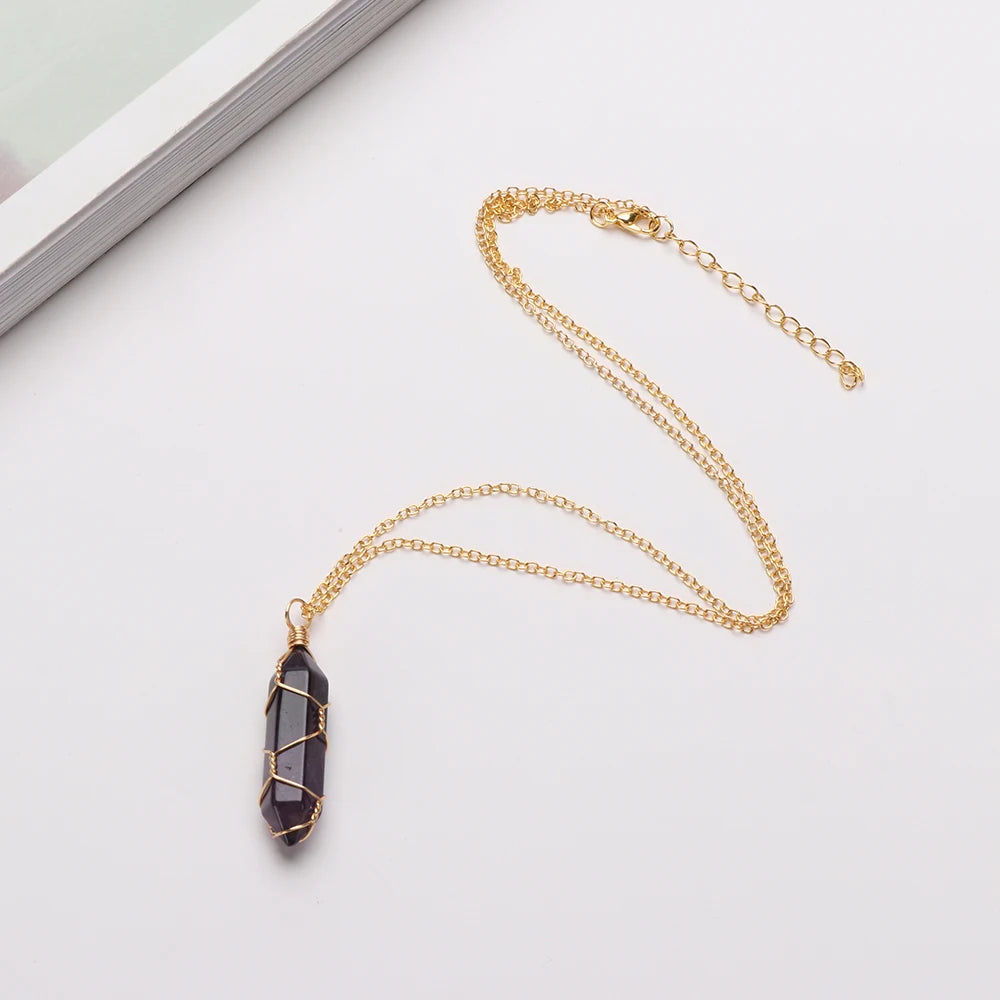 Ethereal Point Crystal Necklace