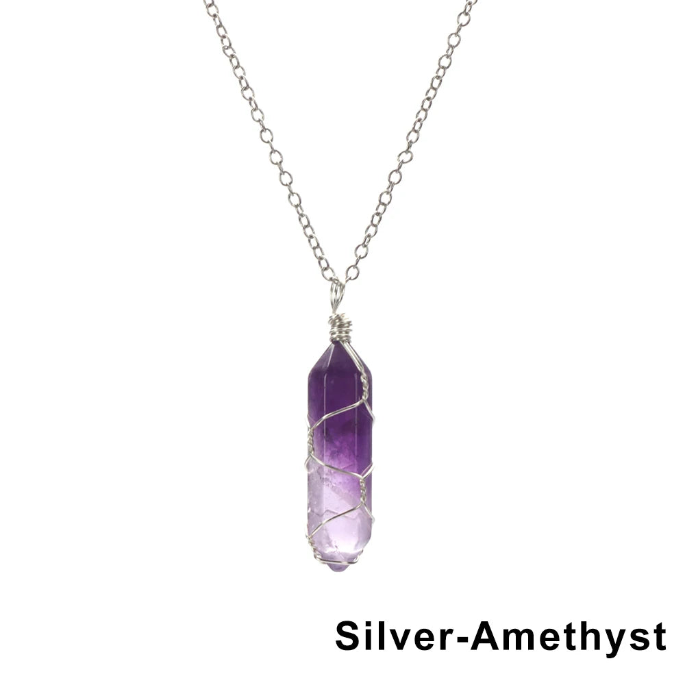 Ethereal Point Crystal Necklace
