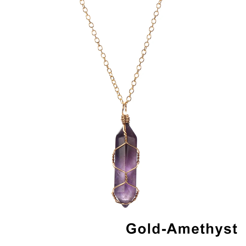 Ethereal Point Crystal Necklace