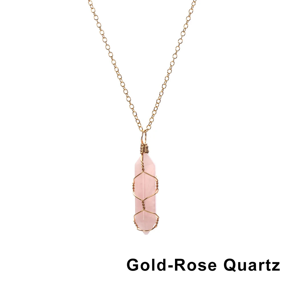 Ethereal Point Crystal Necklace
