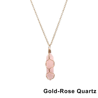 Ethereal Point Crystal Necklace