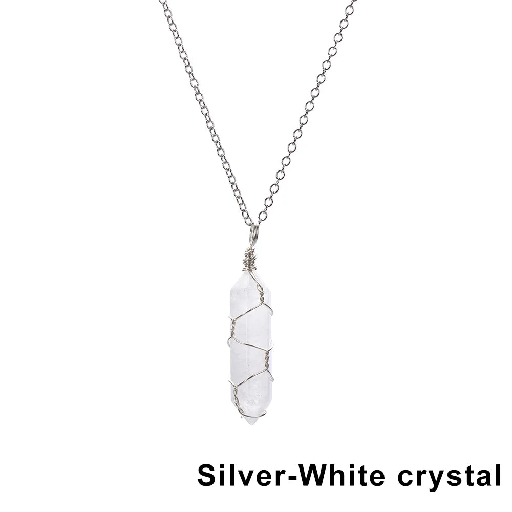 Ethereal Point Crystal Necklace