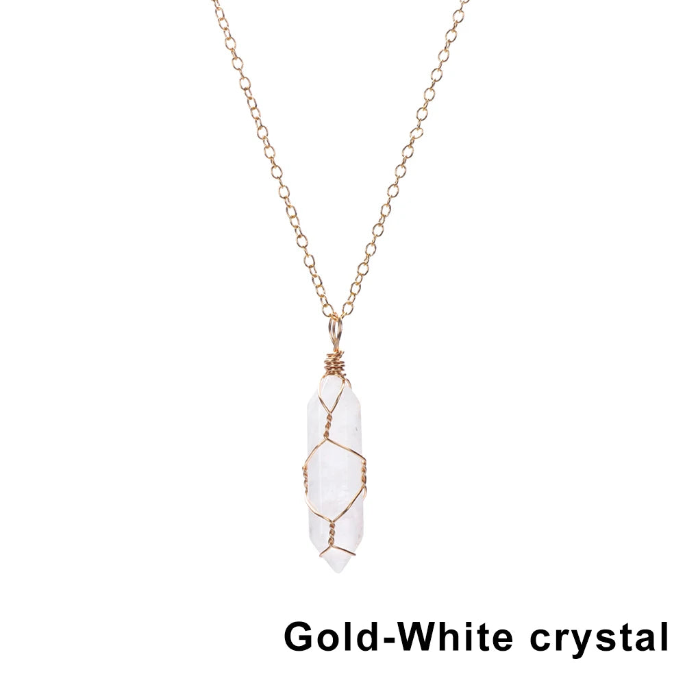 Ethereal Point Crystal Necklace