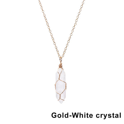 Ethereal Point Crystal Necklace