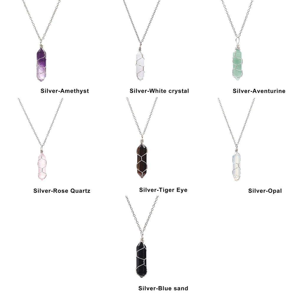 Ethereal Point Crystal Necklace