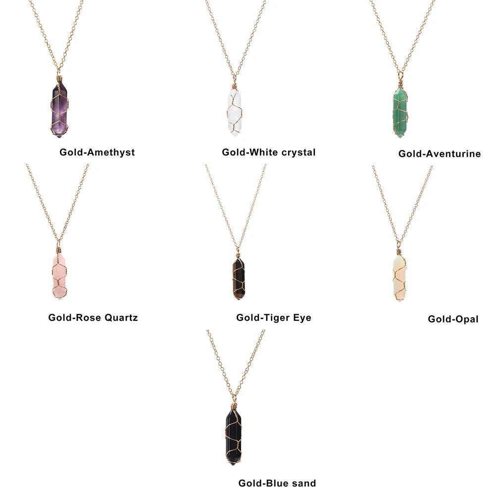Ethereal Point Crystal Necklace