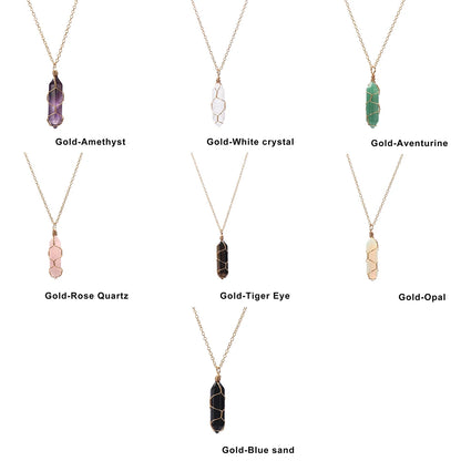 Ethereal Point Crystal Necklace