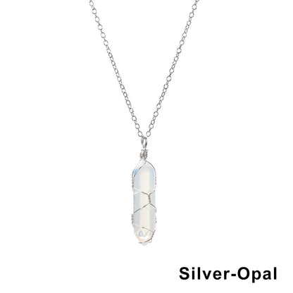 Ethereal Point Crystal Necklace