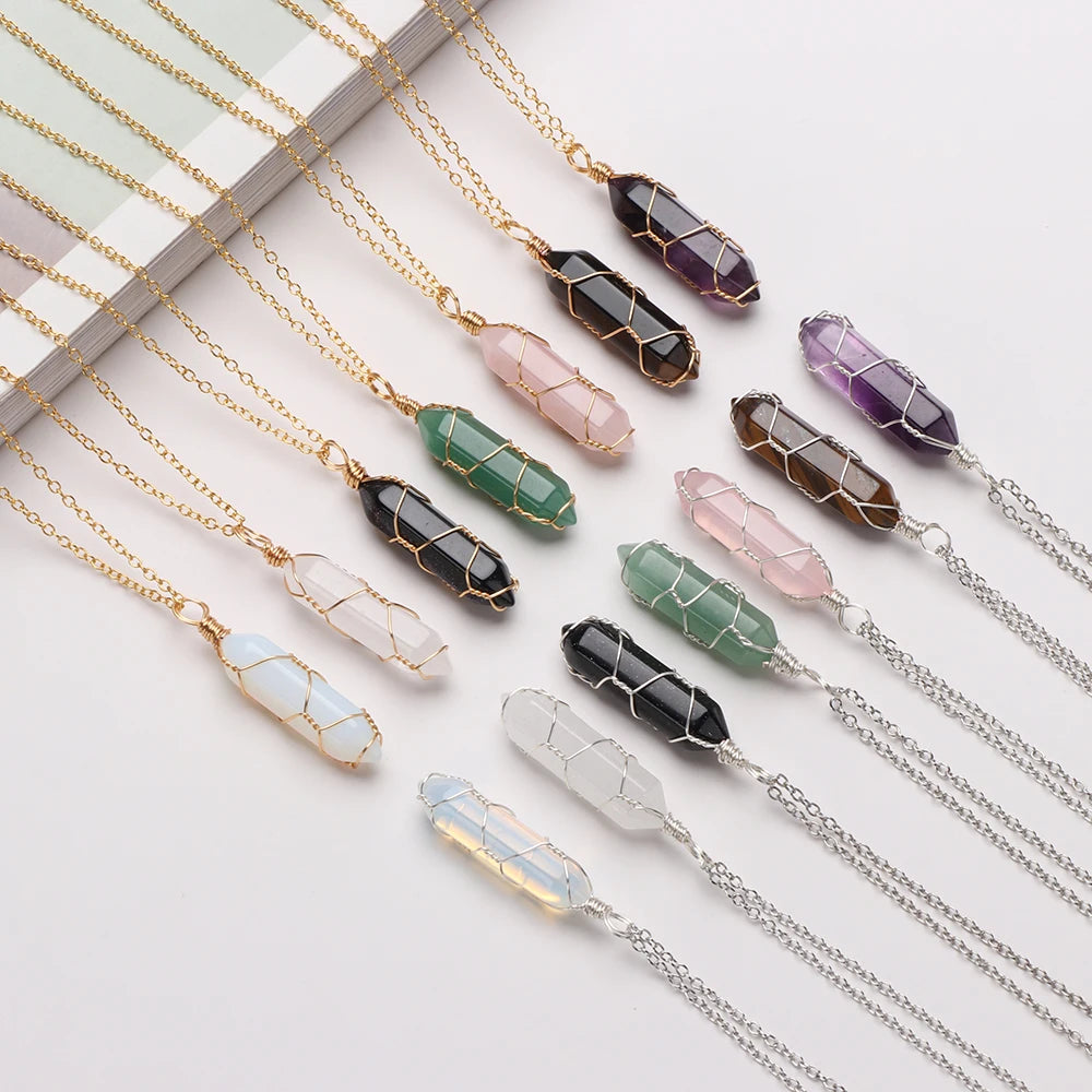 Ethereal Point Crystal Necklace