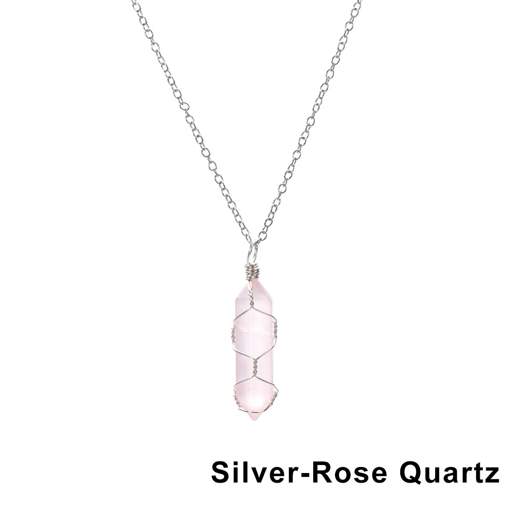 Ethereal Point Crystal Necklace