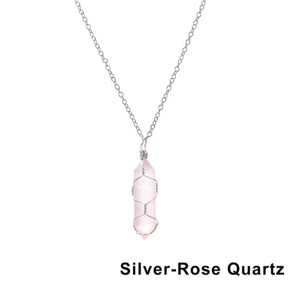 Ethereal Point Crystal Necklace