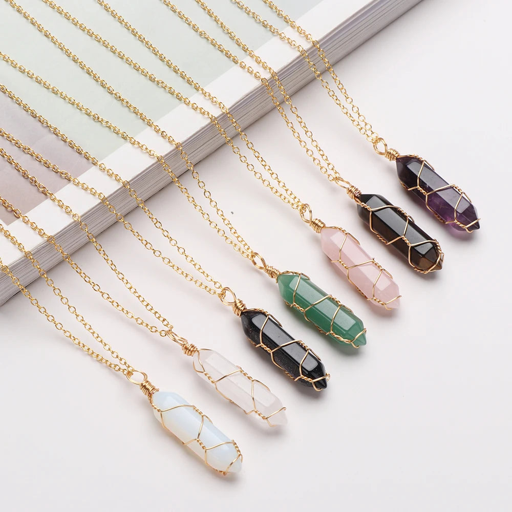 Ethereal Point Crystal Necklace