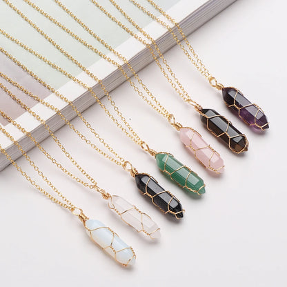 Ethereal Point Crystal Necklace