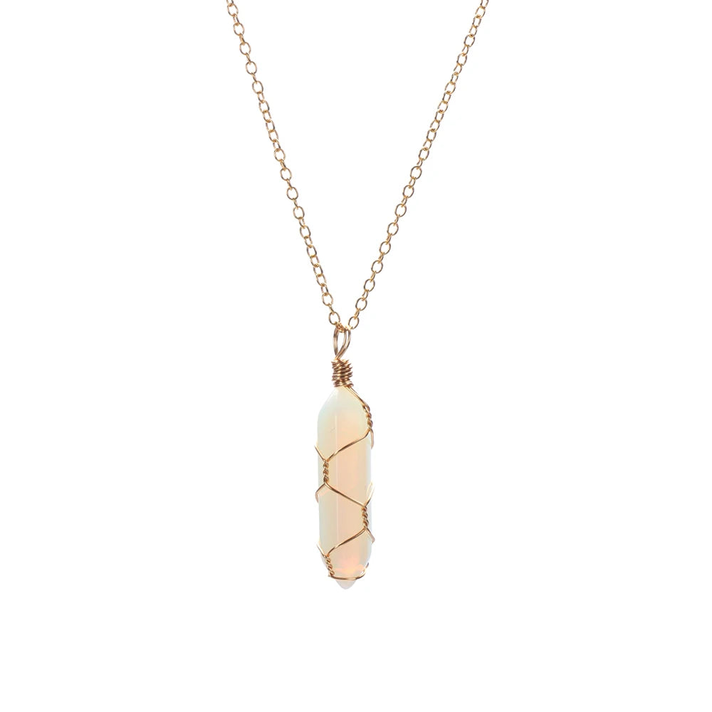 Ethereal Point Crystal Necklace