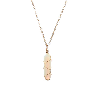 Ethereal Point Crystal Necklace