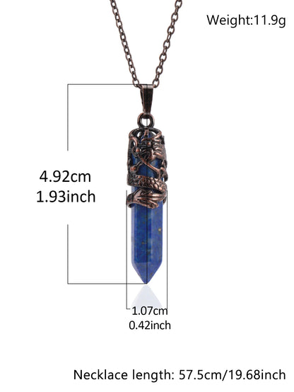 Dragon’s Heart Crystal Pendant necklace