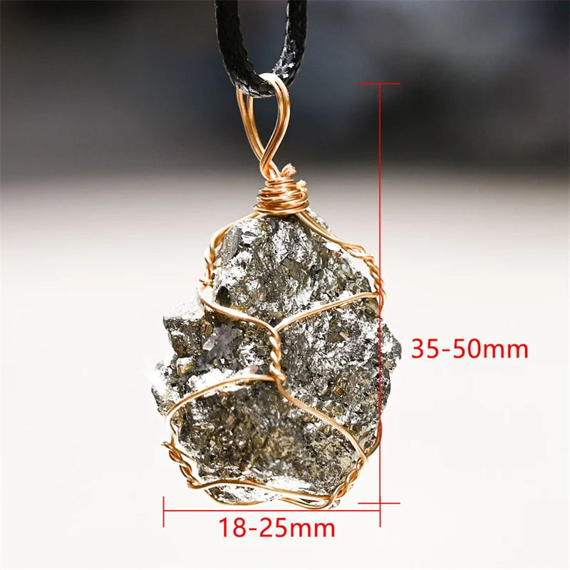 Pyrite Crystal Pendant