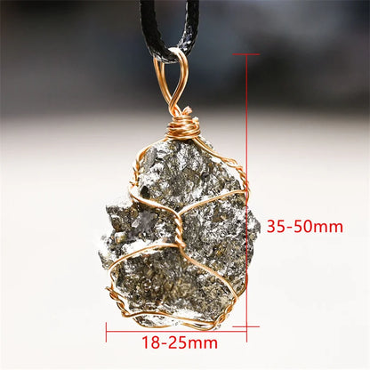 Pyrite Crystal Pendant