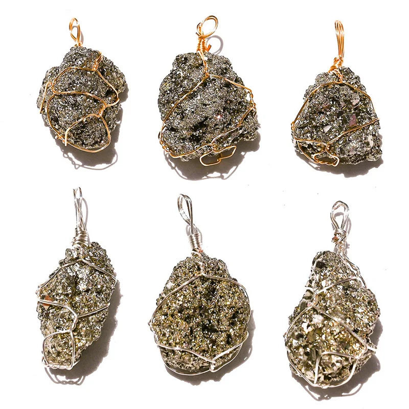 Pyrite Crystal Pendant