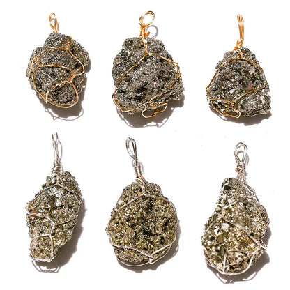 Pyrite Crystal Pendant