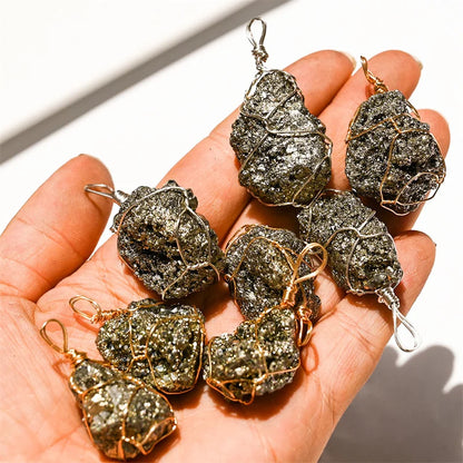 Pyrite Crystal Pendant