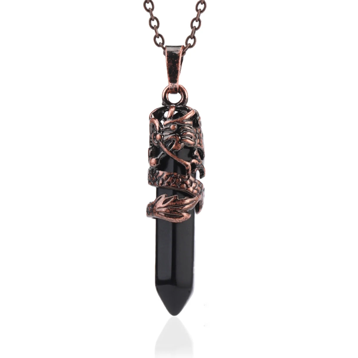 Dragon’s Heart Crystal Pendant necklace