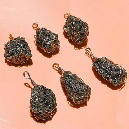 Pyrite Crystal Pendant