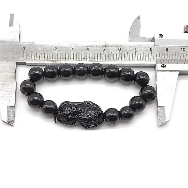 Feng Shui Black Obsidian Wealth Bracelet