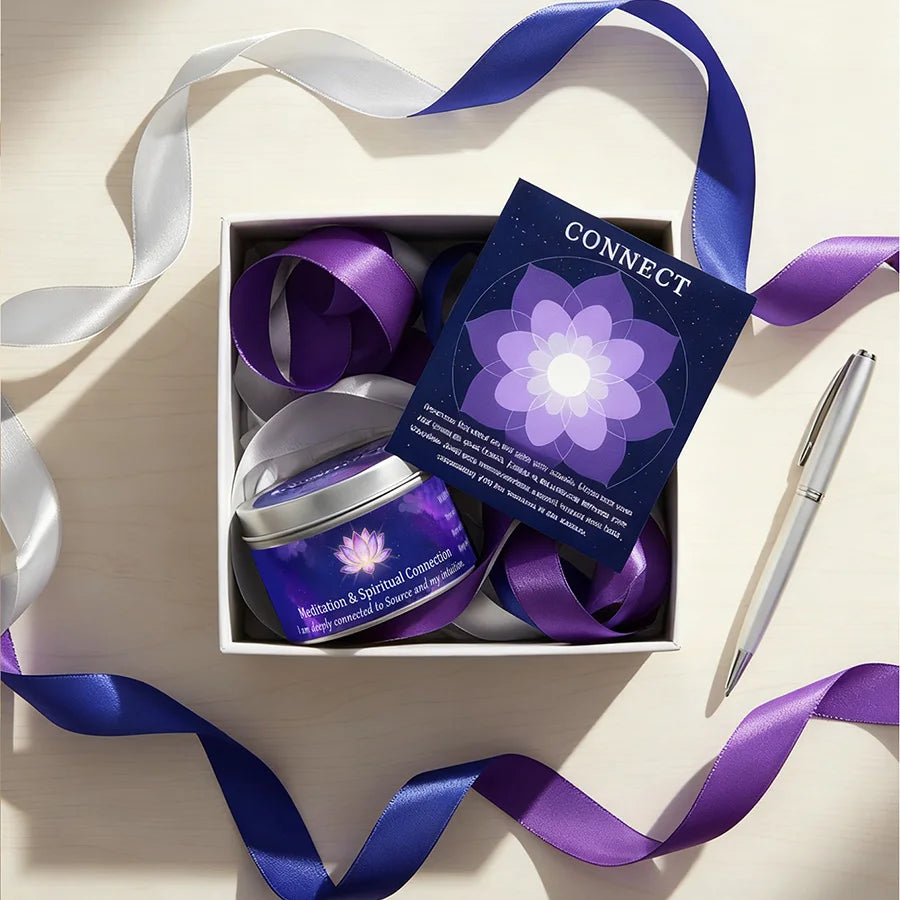 Divine Guidance Crystal Candle