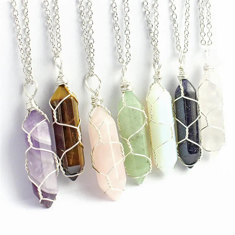 Ethereal Point Crystal Necklace