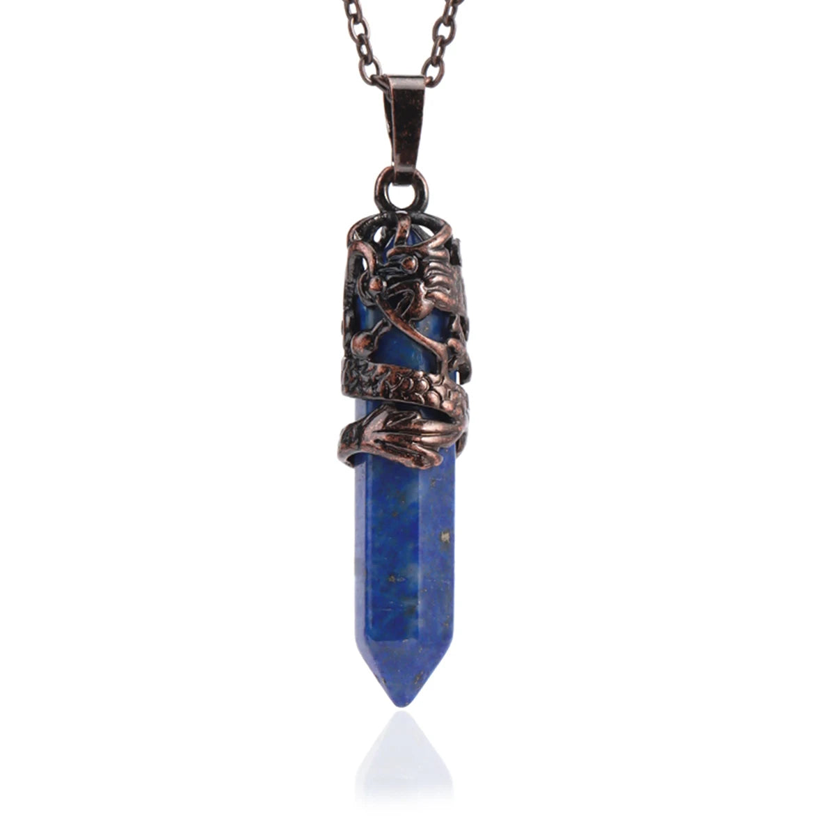 Dragon’s Heart Crystal Pendant necklace