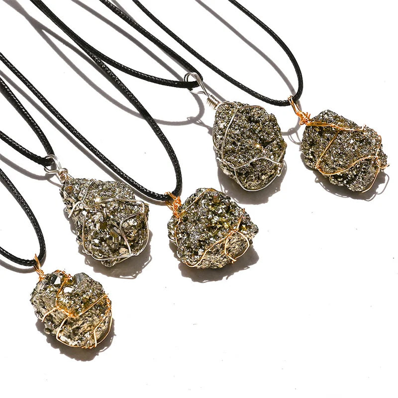 Pyrite Crystal Pendant