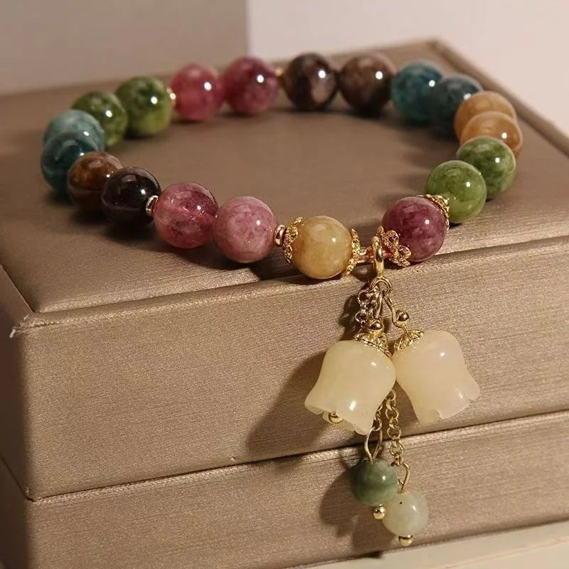 Divine Orchid Healing Tourmaline Bracelet