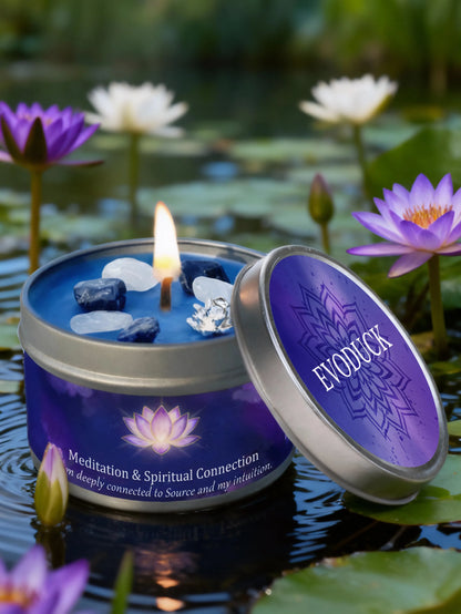 Divine Guidance Crystal Candle