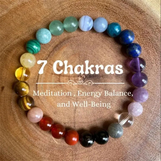 7 Chakra Beaded Bracelet