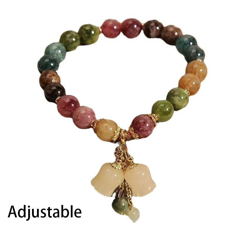 Divine Orchid Healing Tourmaline Bracelet