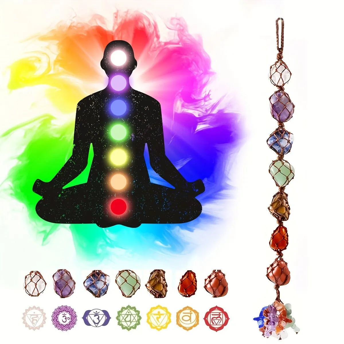 7 Chakra Car Charm