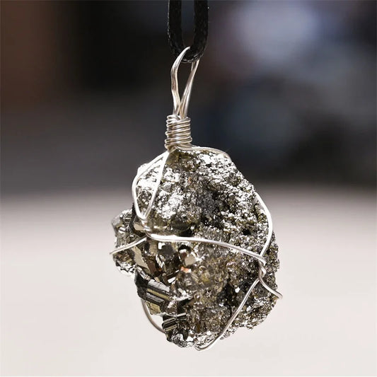Pyrite Crystal Pendant
