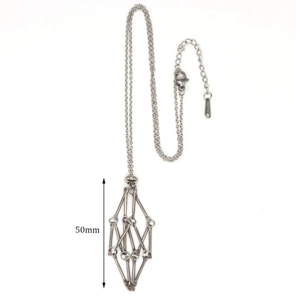 Crystal Cage Necklace