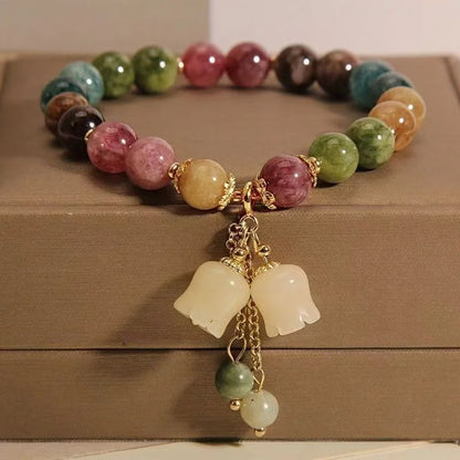 Divine Orchid Healing Tourmaline Bracelet