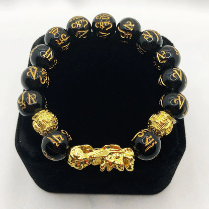 Obsidian Feng Shui Bracelet