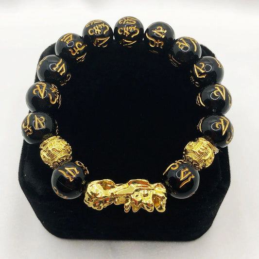 Obsidian Feng Shui Bracelet