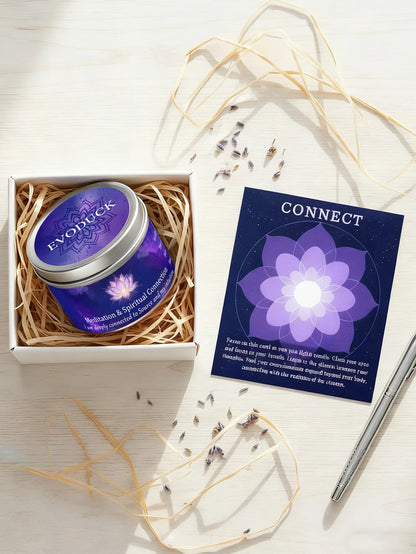 Divine Guidance Crystal Candle