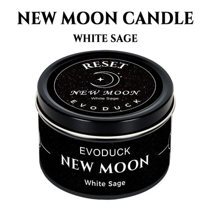 New Moon White Sage Candle