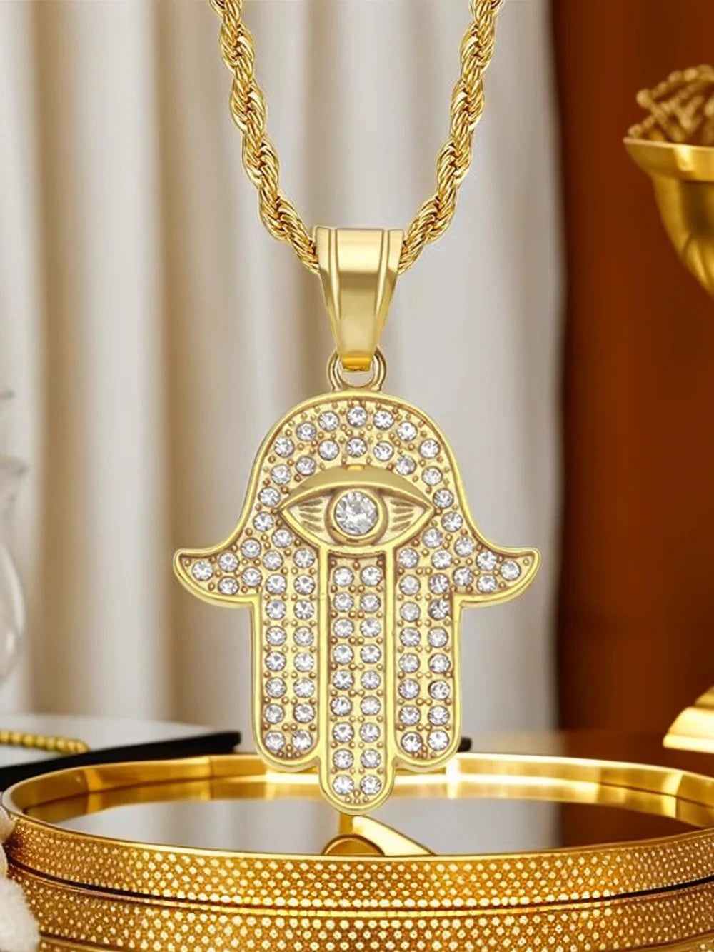 Hamsa Necklace