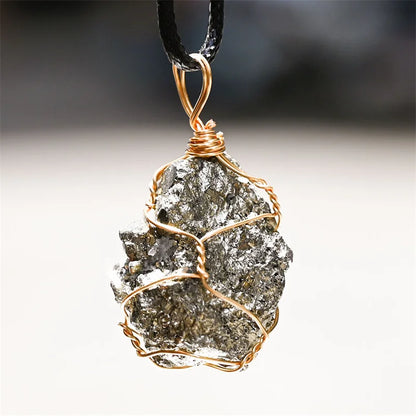 Pyrite Crystal Pendant